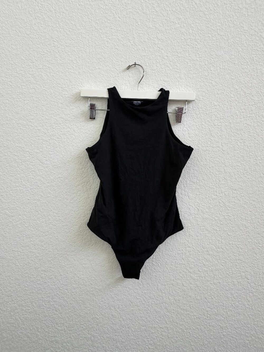 SKIMS high neck black body suit, medium